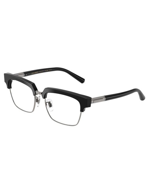 Dolce & Gabbana Black Dg4522 501/M3 Sunglasses Acetate Transparent Squared Transitions Photochromatic for men