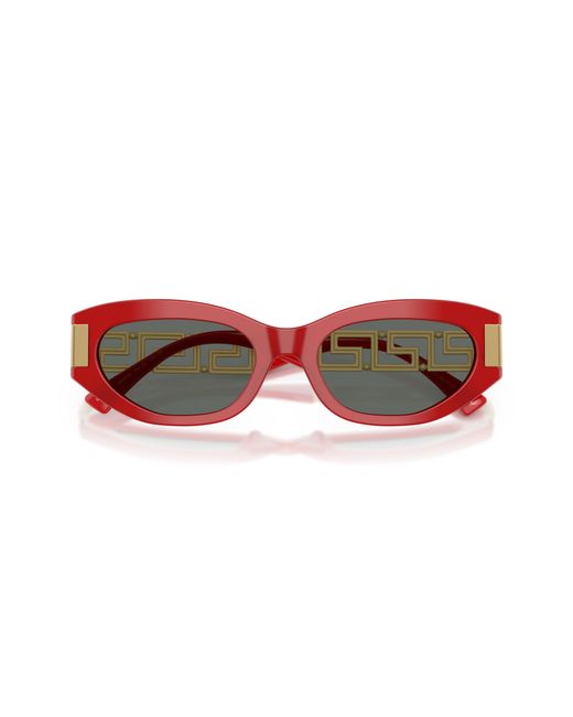 Versace Ve4501 554287 Sunglasses Acetate Cat Eye Normal in Black | Lyst UK
