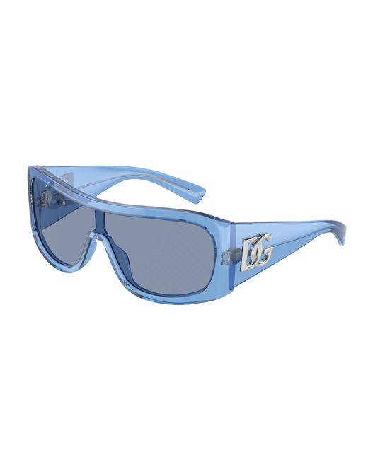 Dolce & Gabbana Blue Dg4454 332280 Sunglasses Acetate Squared Normal for men