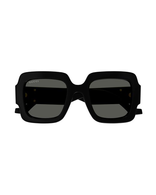 Gucci Black Gg1547S 001 Sunglasses Acetate Squared