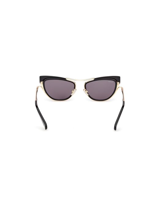 Max Mara Black Mm5202-B 014 Optical Frames Metal Round Normal