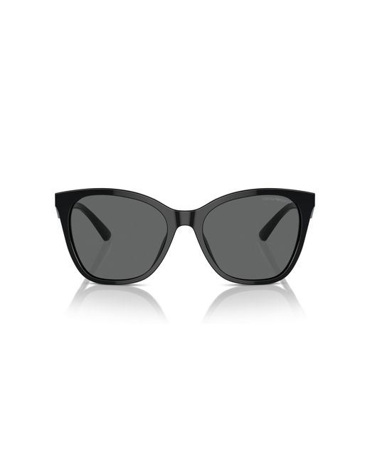 Emporio Armani Black Ea4222U 501787 Sunglasses Acetate Butterfly Normal