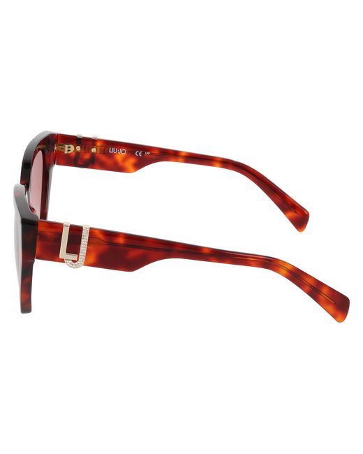 Liu Jo Black Lj814Sr 640 Sunglasses Acetate Cat Eye Normal