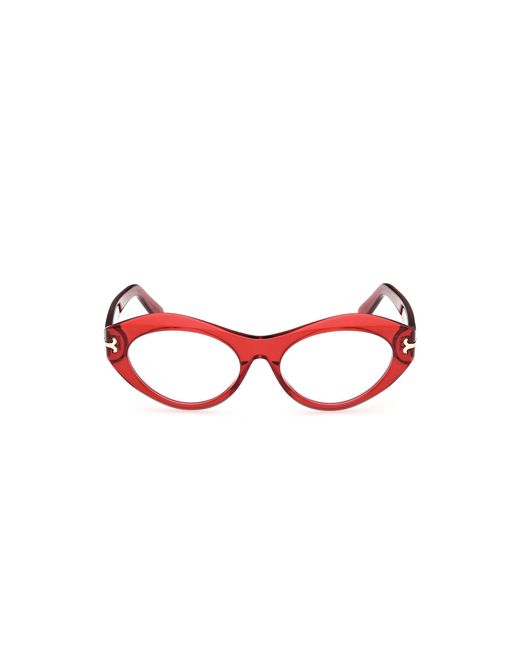 Emilio Pucci Red Ep5269 066 Optical Frames Acetate Cat Eye Normal