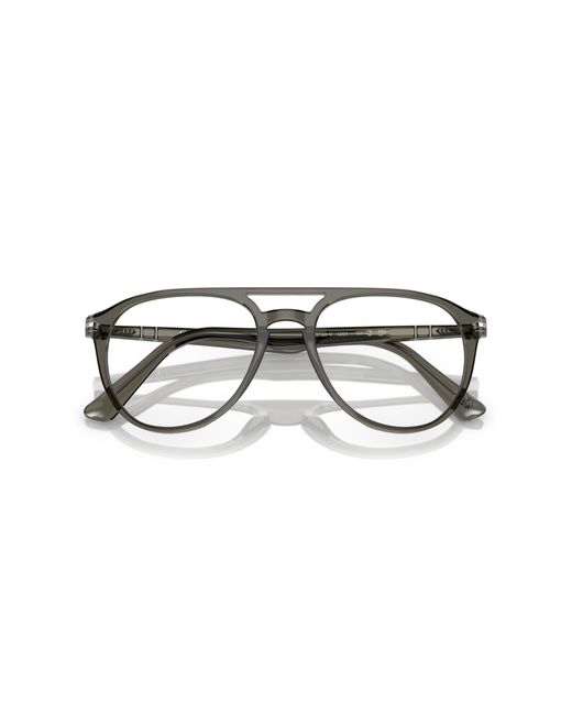 Persol Black Po3160V 1201 Optical Frames Acetate Transparent Pilot Normal for men