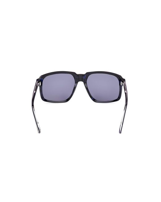Web Black We0378 92V Sunglasses Acetate Squared Normal for men