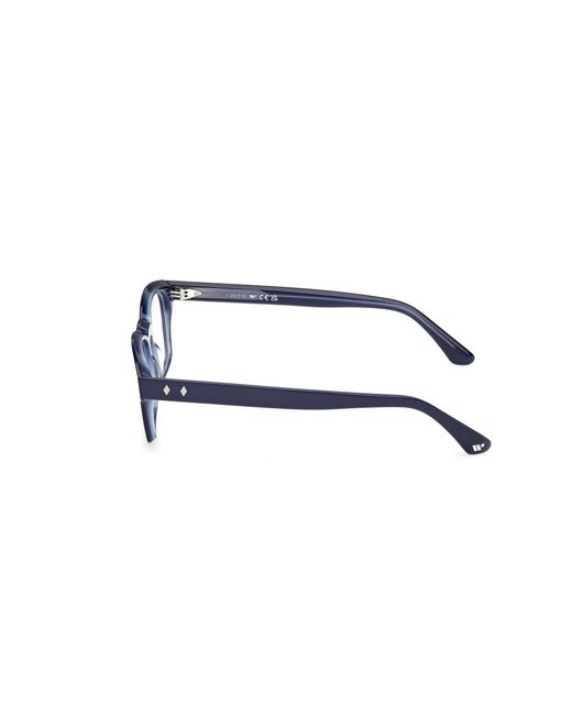 Web Black We5460 092 Optical Frames Acetate Squared Normal for men
