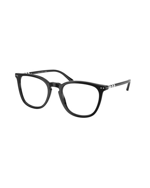 Polo Ralph Lauren Black Ph2288 5001 Optical Frames Acetate Squared Normal for men