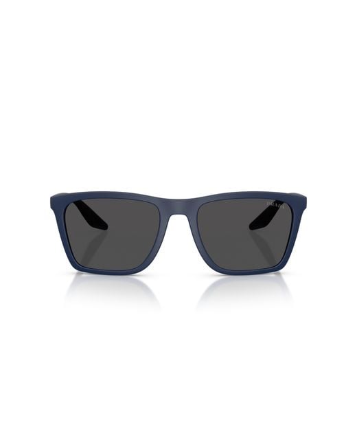 Prada Linea Rossa Black Ps B08S Tfy06F Sunglasses Injected Pillow Normal for men