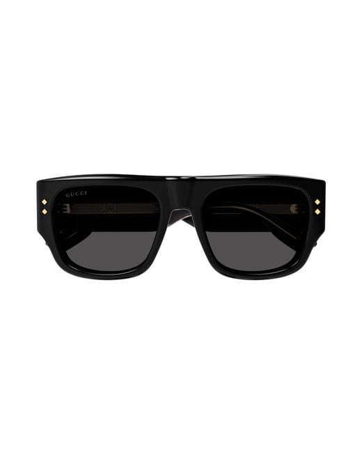 Gucci Black Gg1262S 001 Sunglasses Acetate Squared for men