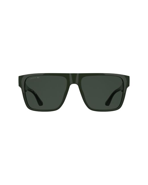 Lacoste Black L6085S 275 Sunglasses Bio-Injected Squared Normal for men