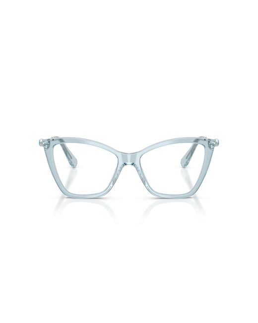 Swarovski Black Sk2051 1065 Optical Frames Acetate Cat Eye Normal