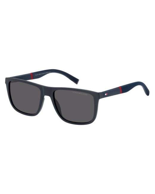Tommy Hilfiger Black Th 2043/S Fll/Ir Sunglasses Plastic Squared Normal for men