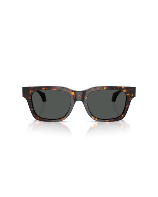 Versace Black Ve4486 550987 Sunglasses Acetate Squared Normal for men