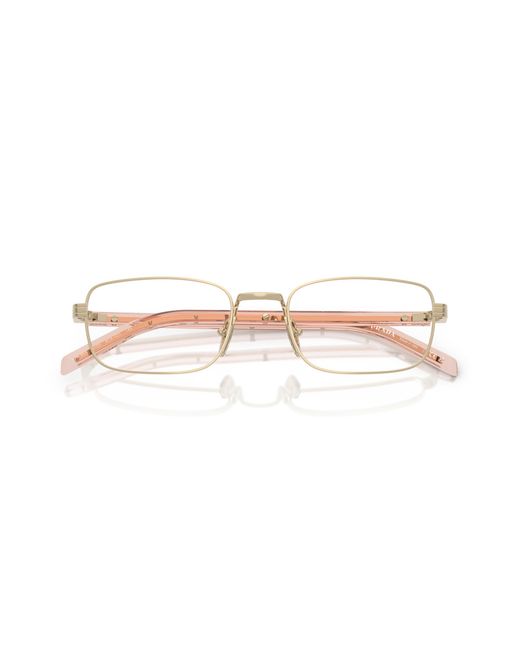 Prada Black Pr B54V Zvn1O1 Optical Frames Metal Transparent Squared Normal