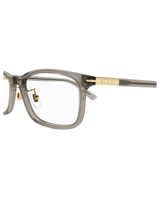 Gucci Black Gg1506Oj 004 Optical Frames Acetate Transparent Squared