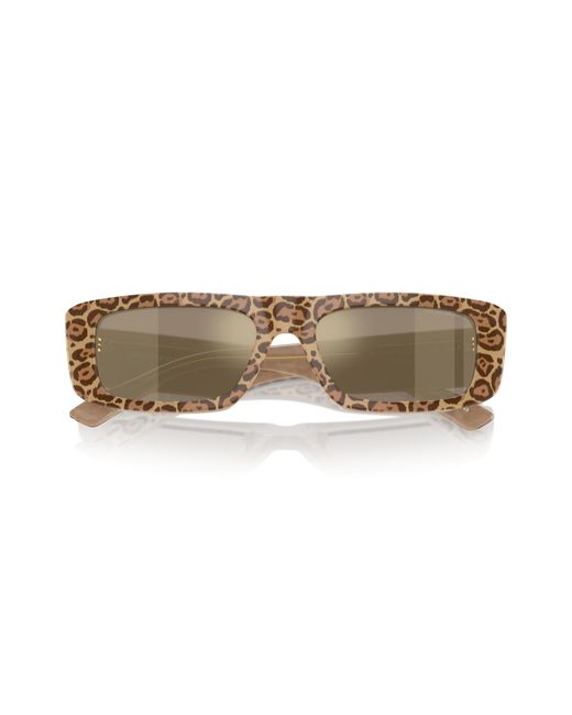 Emporio Armani Black Ea4229U 61195A Sunglasses Acetate Squared Mirrored Mirror for men