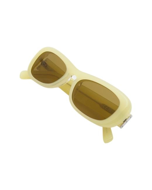 Retrosuperfuture Yellow 6Dm Sugo Canarino Sunglasses Acetate Squared Normal