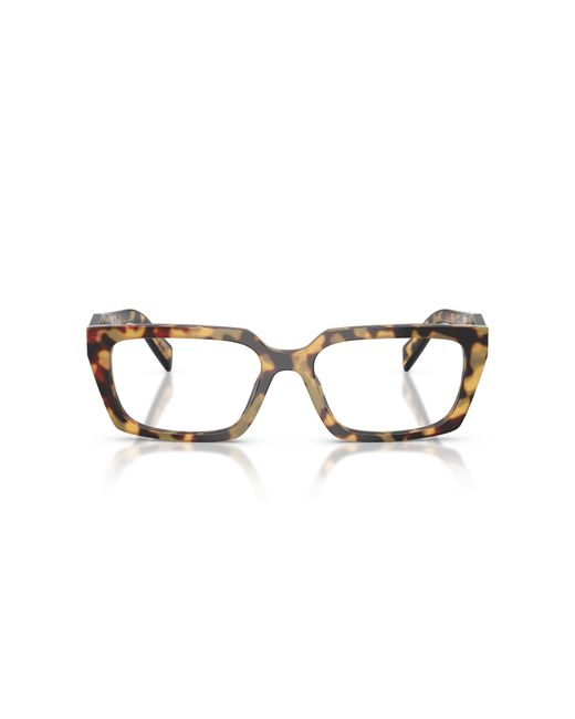 Prada Black Pr D05V 24L1O1 Optical Frames Acetate Transparent Squared Normal