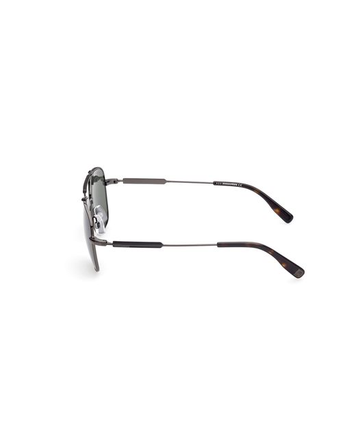 DSquared² Black Dq0380 Vince 08N Outlet Sunglasses Metal Squared Normal for men