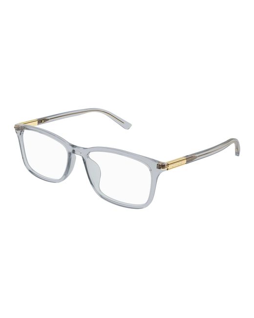Gucci Black Gg1900Oa 003 Optical Frames Acetate Transparent Squared for men