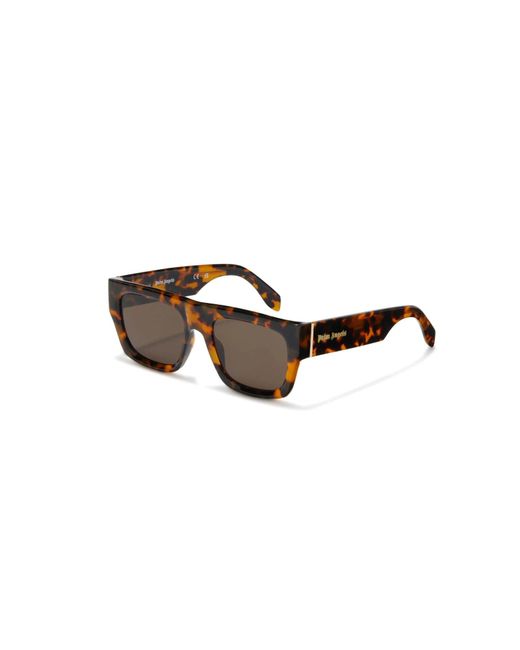 Palm Angels Black Peri049 Pixley 6064 Sunglasses Acetate Squared Normal