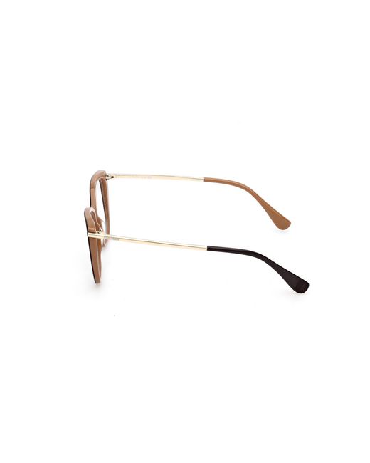 Max Mara Black Mm5007 050 Optical Frames Acetate Squared Normal