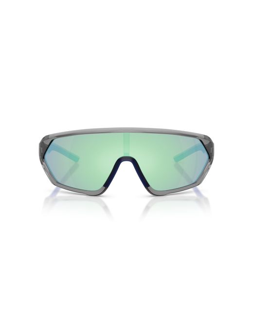 FERRARI SCUDERIA Green Fz6017U 524/7V Sunglasses Injected Pillow Mirrored for men