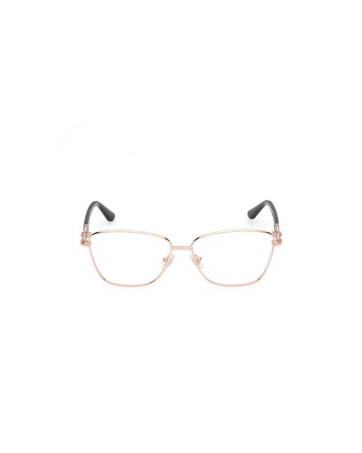 Guess Black Gu50179 028 Optical Frames Metal Squared Normal