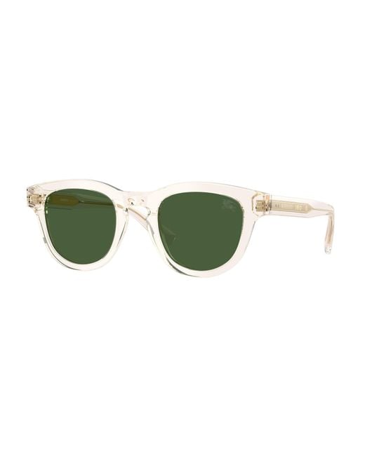 Burberry Green Be4477 420971 Sunglasses Acetate Pantos Normal for men