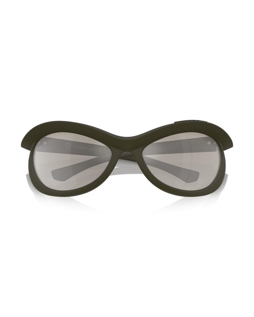 Burberry Black Be4428U 41096G Sunglasses Injected Geometric Mirrored