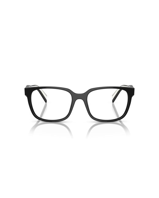 Prada Black Pr 17Zv 1Ab1O1 Optical Frames Acetate Squared Normal