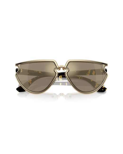 Burberry Black Be3152 11095A Sunglasses Metal Geometric Mirrored