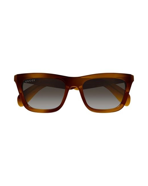 Gucci Black Gg1933S 002 Sunglasses Injected Squared for men
