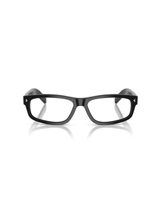Prada Black Pr B02V 17N1O1 Optical Frames Acetate Squared Normal for men