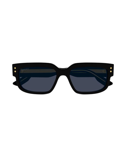 Gucci Black Gg1218S 001 Sunglasses Acetate Squared Normal for men