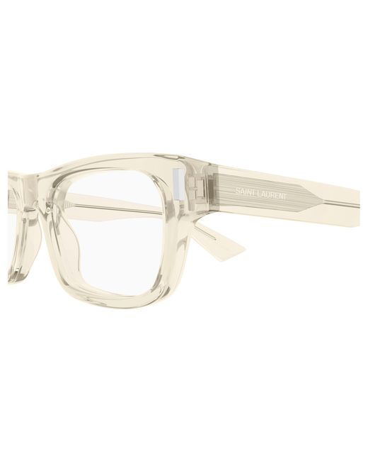 Saint Laurent Black Sl 83 Opt 004 Optical Frames Acetate Transparent Squared