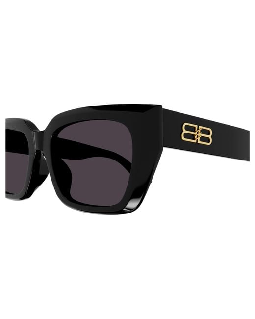 Balenciaga Black Bb0272Sa 001 Sunglasses Acetate Squared