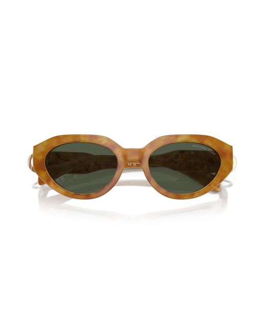 Michael Kors Black Mk2192 Empire Oval 393582 Sunglasses Acetate Round Normal