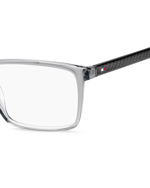 Tommy Hilfiger Black Th 2198 3U5 Optical Frames Acetate Squared Normal for men
