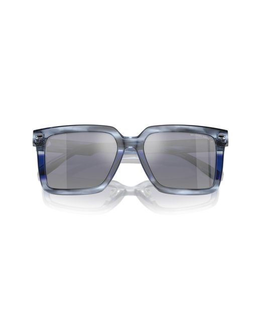 Michael Kors Black Mk2217U Abruzzo 39796I Sunglasses Acetate Squared Normal Shaded for men