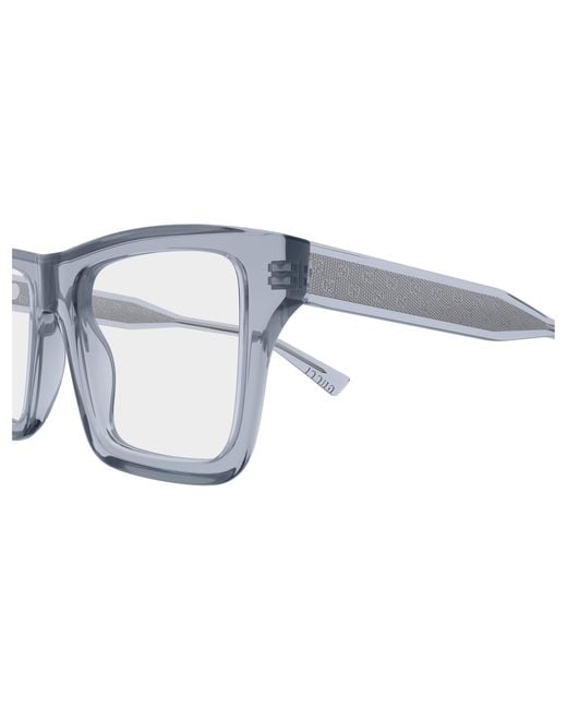 Gucci Black Gg2070O Rectangular Frames for men