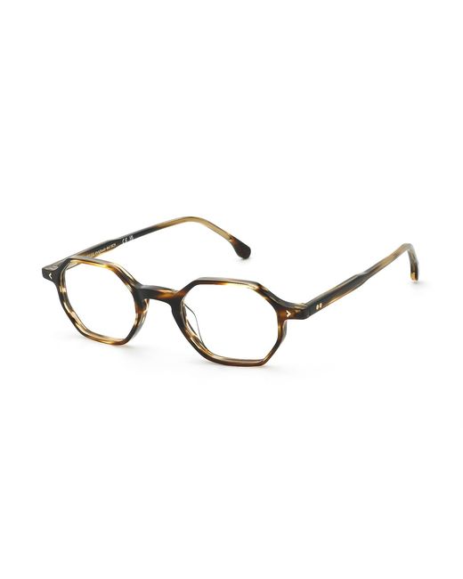 Lozza Black Vl4422 Capalbio 1 09Rs Optical Frames Acetate Geometric for men