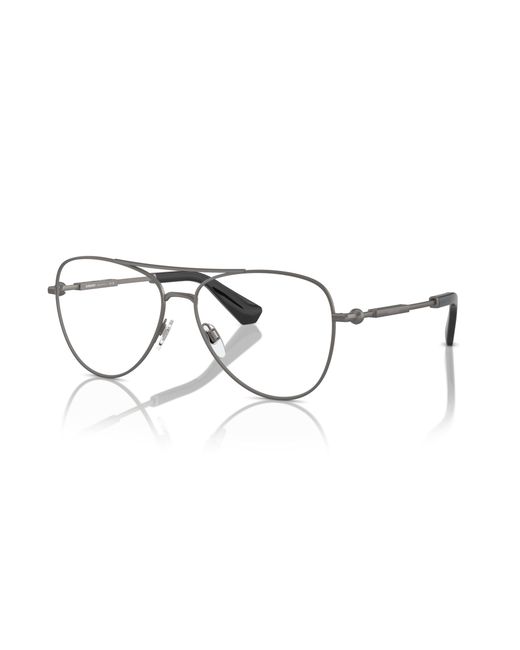 Burberry Black Be1386 1316 Optical Frames Metal Transparent Pilot Normal for men