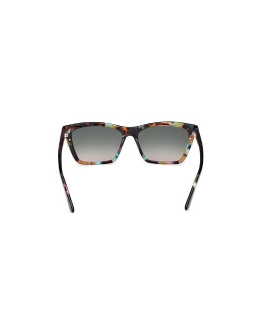 Guess Black Gm00030 98B Sunglasses Acetate Smoke Squared Normal