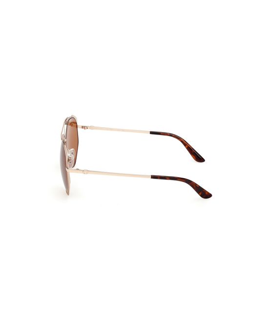 Guess Black Gu00219 32E Sunglasses Metal Pilot Normal