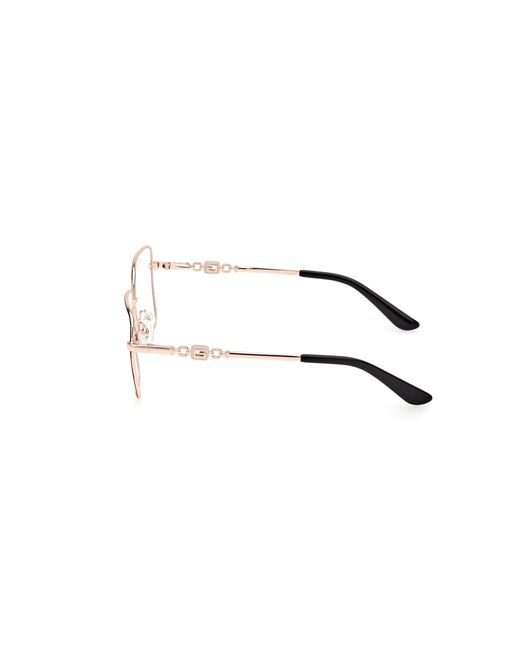 Guess Black Gu2953 005 Optical Frames Metal Squared Normal