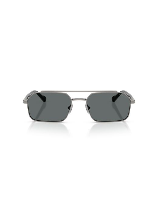 Vogue Eyewear Black Vo4356S 518781 Sunglasses Metal Geometric Polarized for men