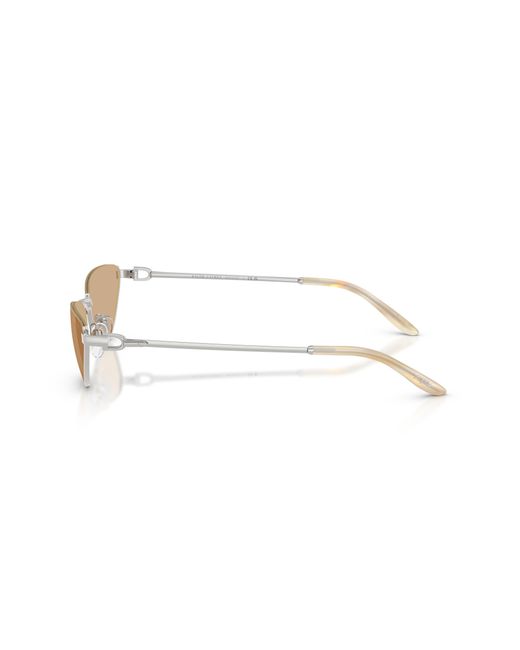 Ralph Lauren Black Rl7095 9001/8 Sunglasses Metal Cat Eye Normal