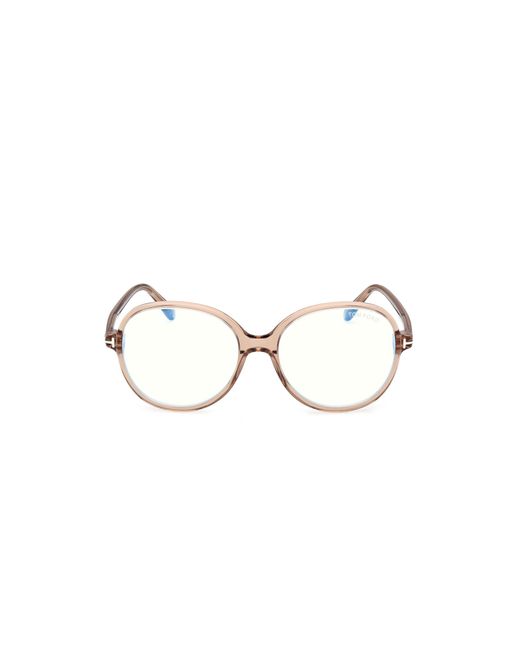 Tom Ford Black Ft6090-B 045 Optical Frames Acetate Round Normal